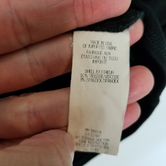 Helmut Lang Gala Long‎ Sleeve Piped Cutout Knit Black Dress Sz S Mini Stretchy